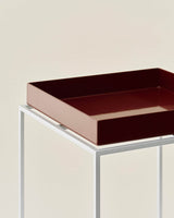 Tray Table Small High 30x30, silikonebelagt stålbase fra Hay - 2 - Jacobsen Plus