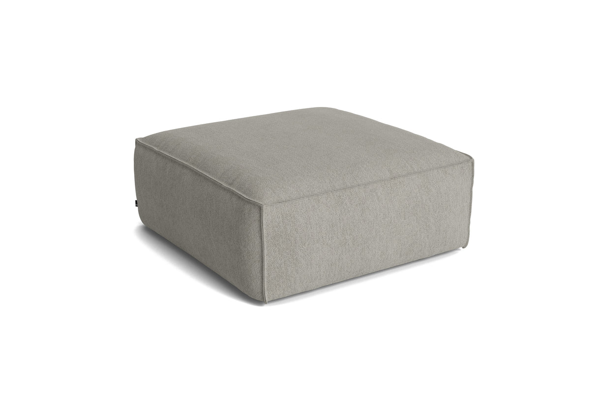 HAY Mags Soft puf med aftageligt betræk - Turf - Light Grey - Jacobsen Plus
