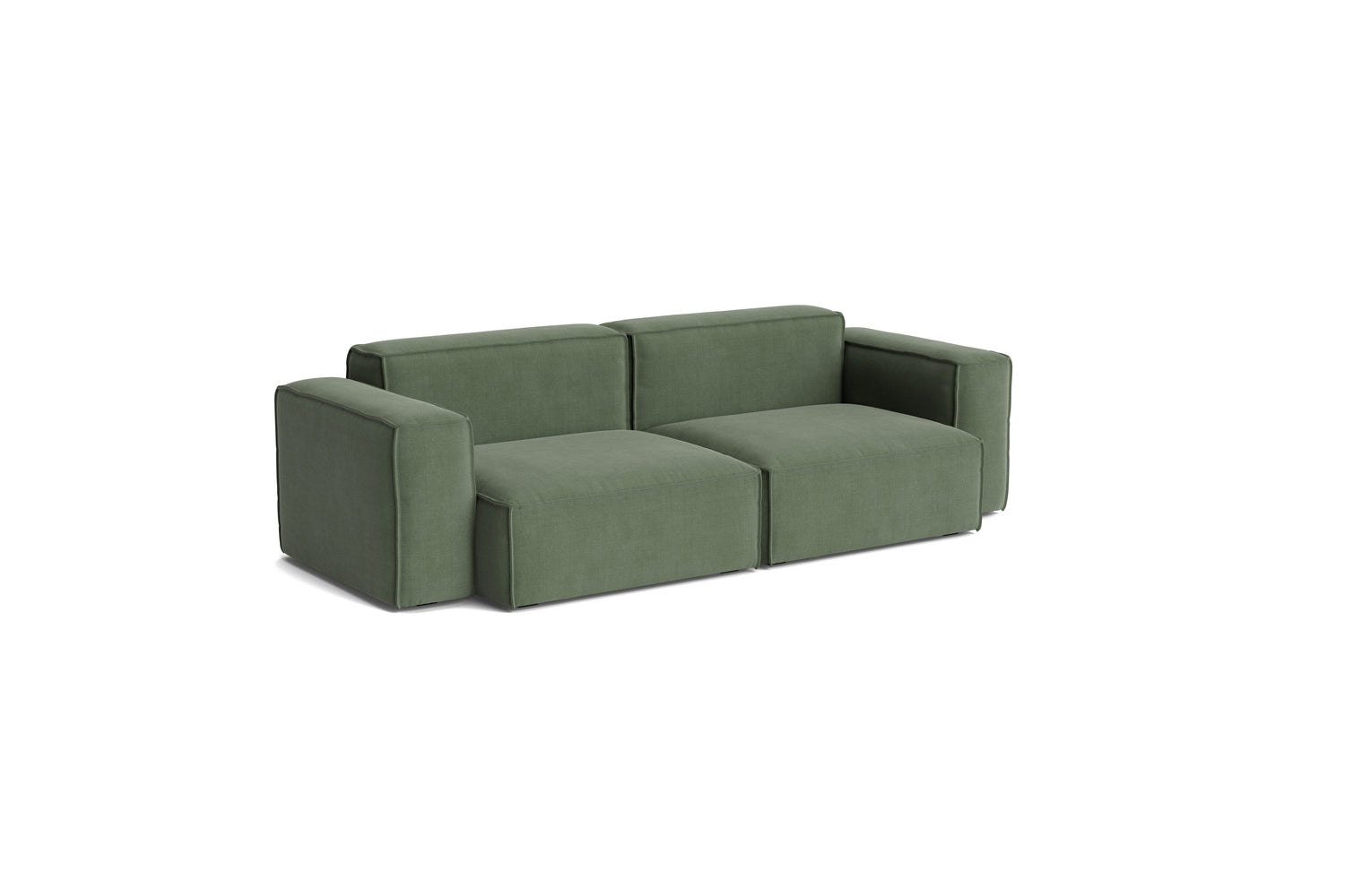 HAY Mags Soft Low Armrest 2,5 pers. sofa med aftageligt betræk, kombination 1