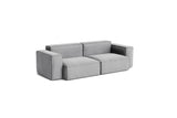 HAY Mags Soft Low Armrest 2,5 pers. sofa med aftageligt betræk, kombination 1 - Hallingdal - 130 - Jacobsen Plus