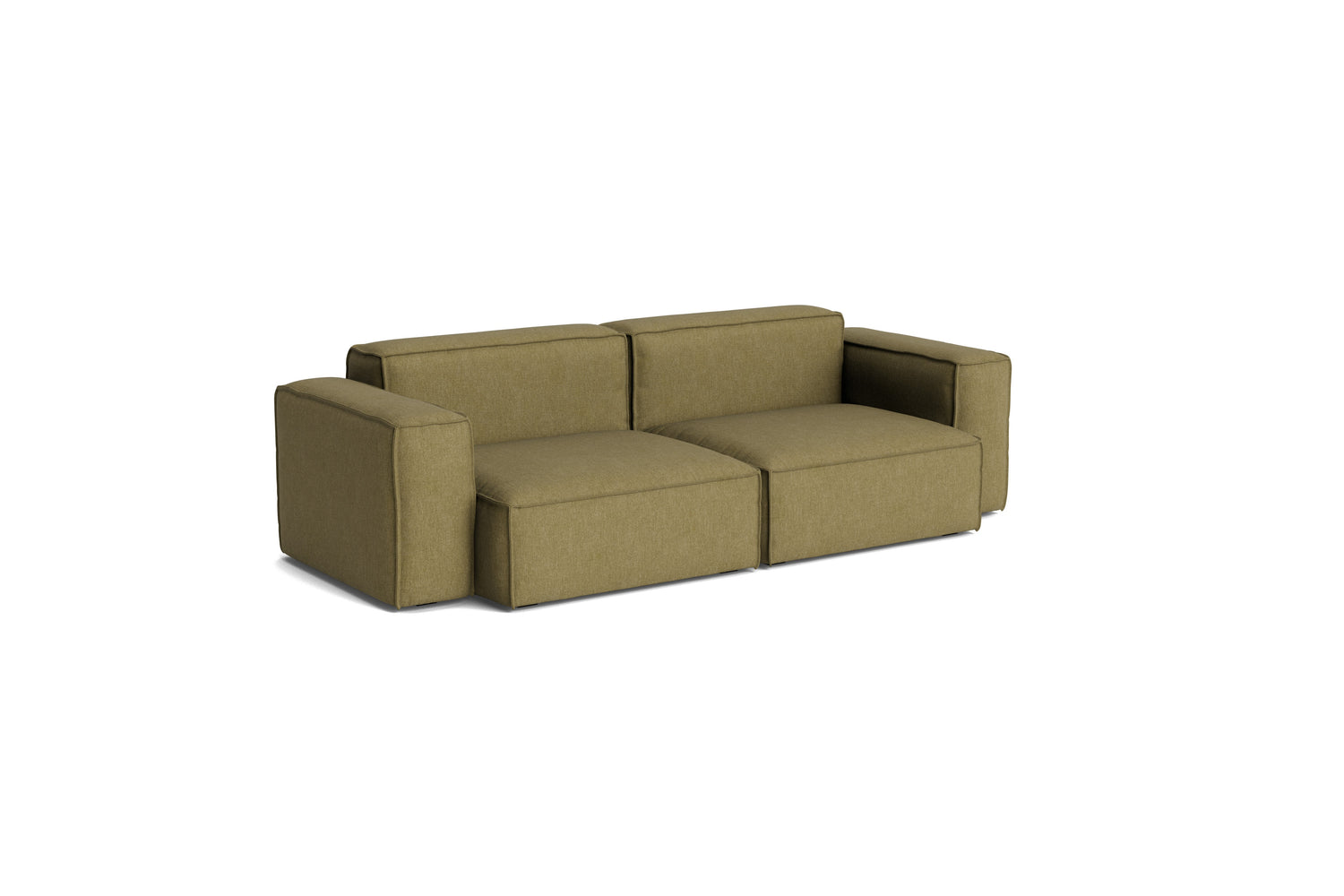 HAY Mags Soft Low Armrest 2,5 pers. sofa med aftageligt betræk, kombination 1