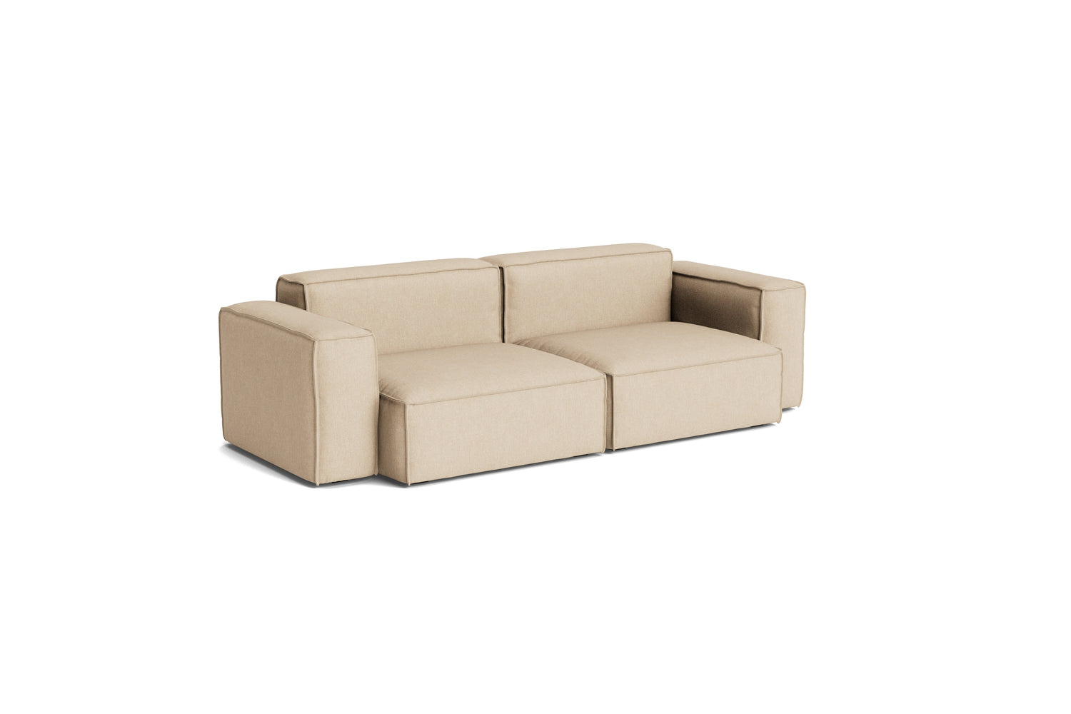 HAY Mags Soft Low Armrest 2,5 pers. sofa med aftageligt betræk, kombination 1