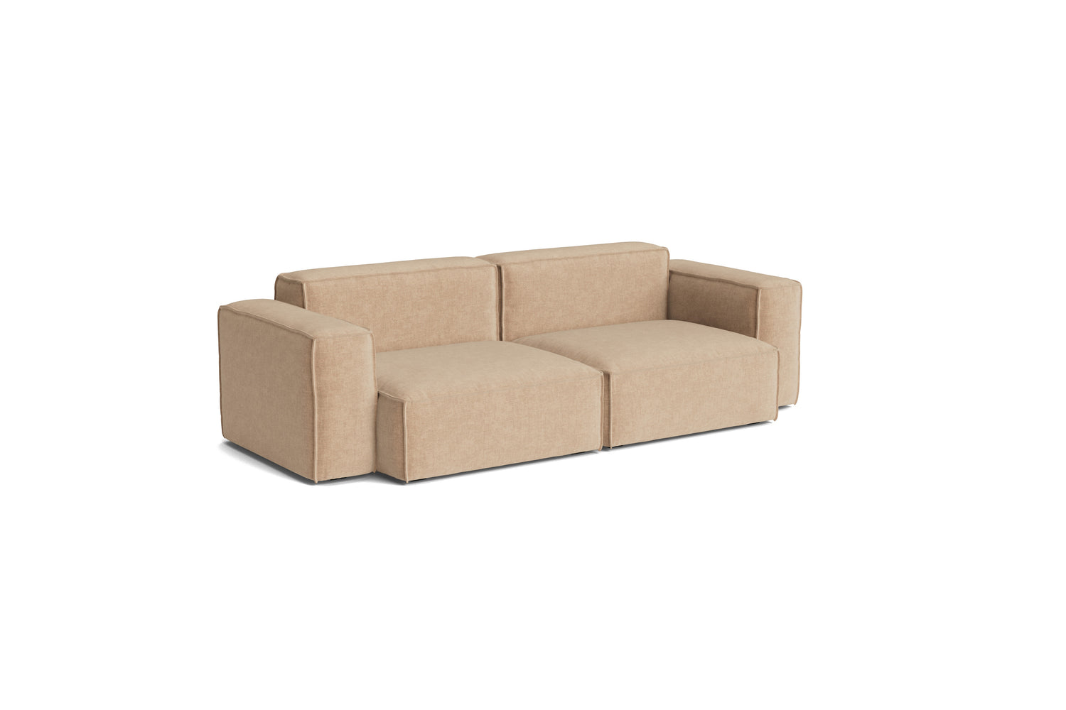 HAY Mags Soft Low Armrest 2,5 pers. sofa med aftageligt betræk, kombination 1