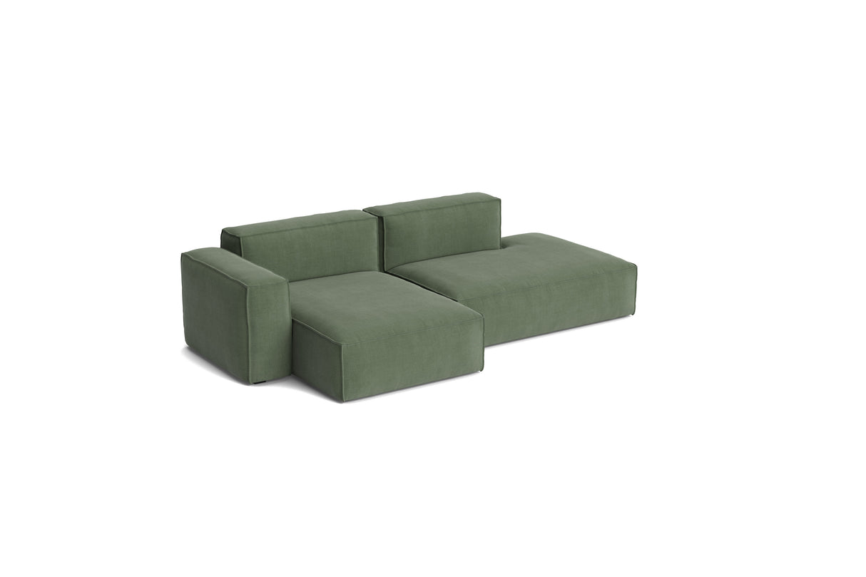 HAY Mags Soft Low armrest 2,5 pers. sofa med aftageligt betræk, kombination 3 venstre - Linara - 100 - Jacobsen Plus