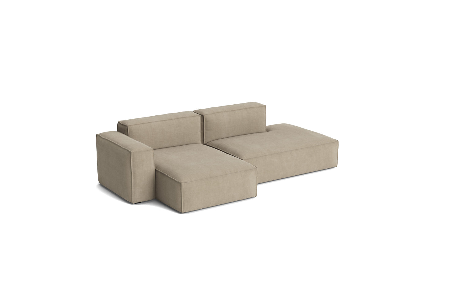 HAY Mags Soft Low armrest 2,5 pers. sofa med aftageligt betræk, kombination 3 venstre