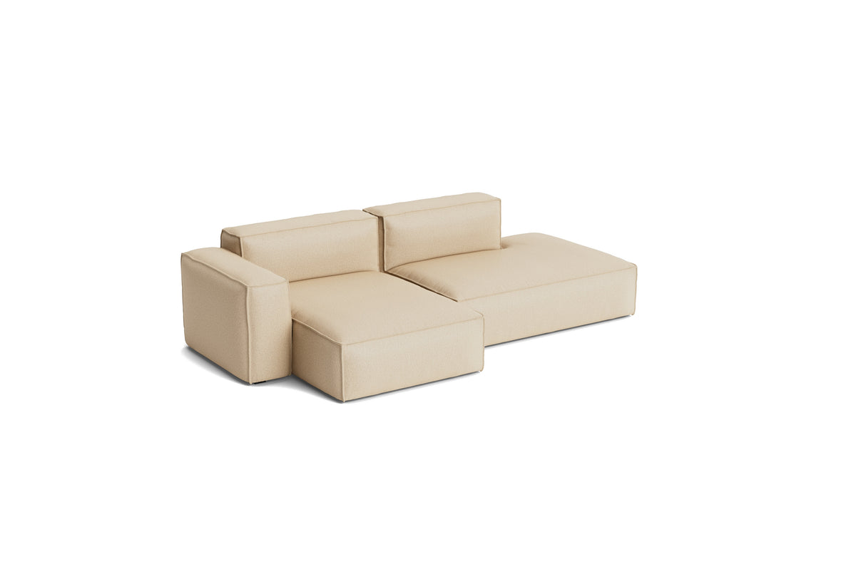 HAY Mags Soft Low armrest 2,5 pers. sofa med aftageligt betræk, kombination 3 venstre - Hallingdal - 220 - Jacobsen Plus