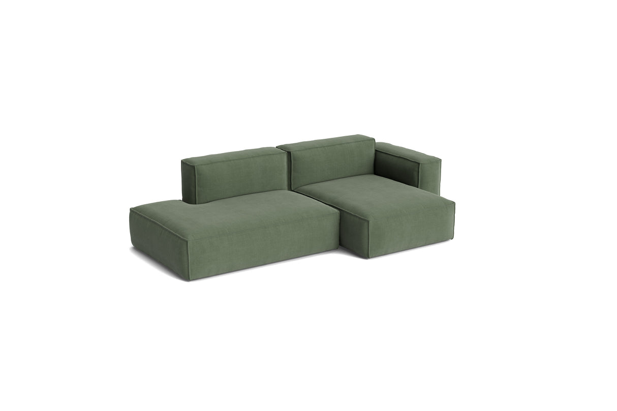 HAY Mags Soft Low armrest 2,5 pers. sofa med aftageligt betræk, kombination 3 højre - Linara - 100 - Jacobsen Plus