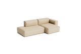 HAY Mags Soft Low armrest 2,5 pers. sofa med aftageligt betræk, kombination 3 højre - Hallingdal - 220 - Jacobsen Plus