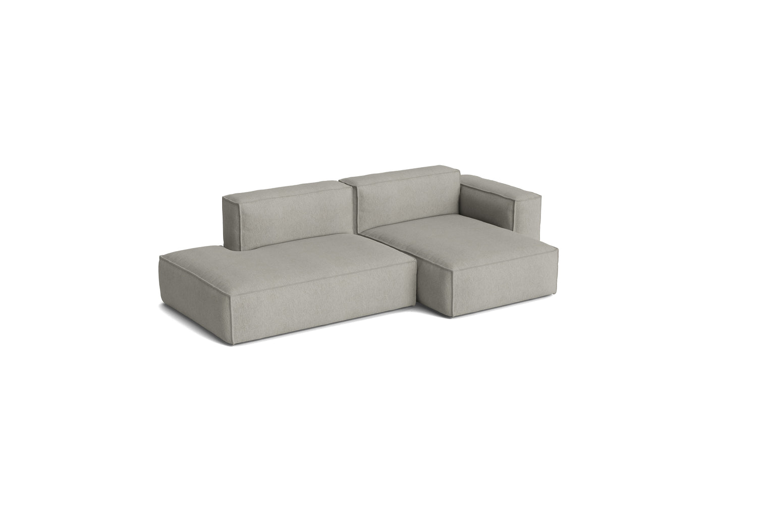 HAY Mags Soft Low armrest 2,5 pers. sofa med aftageligt betræk, kombination 3 højre