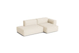 HAY Mags Soft Low armrest 2,5 pers. sofa med aftageligt betræk, kombination 3 højre - Turf - Cream - Jacobsen Plus