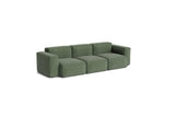 HAY Mags Soft Low armrest 3 pers. sofa med aftageligt betræk, kombination 1 - Linara - 100 - Jacobsen Plus