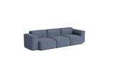 HAY Mags Soft Low armrest 3 pers. sofa med aftageligt betræk, kombination 1 - Linara - 198 - Jacobsen Plus
