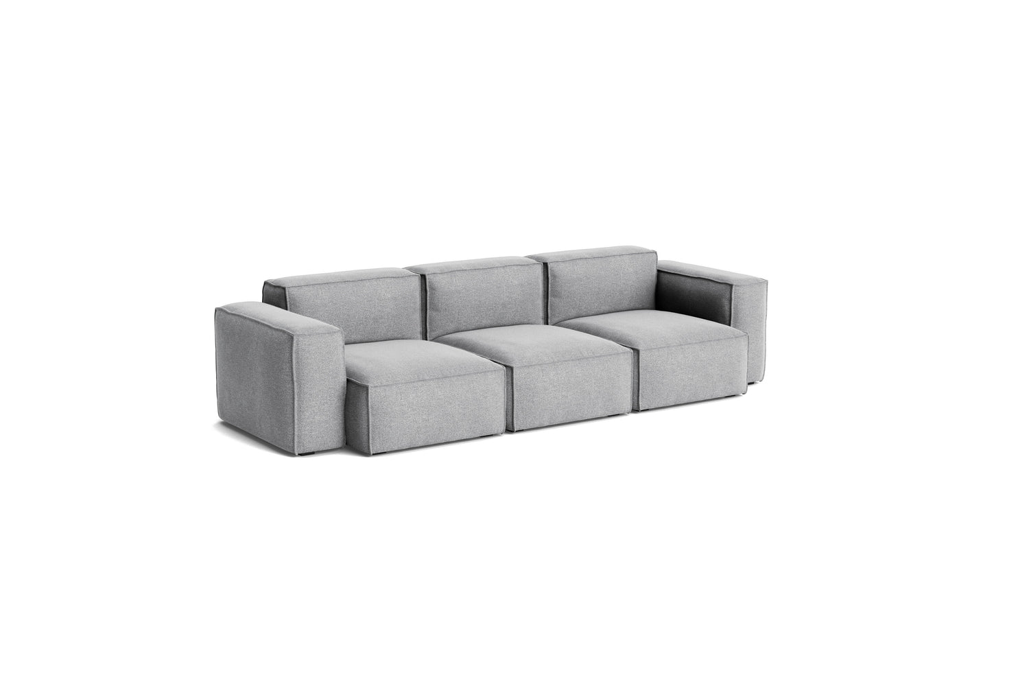 HAY Mags Soft Low armrest 3 pers. sofa med aftageligt betræk, kombination 1