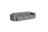 HAY Mags Soft Low armrest 3 pers. sofa med aftageligt betræk, kombination 1 - Hallingdal - 166 - Jacobsen Plus