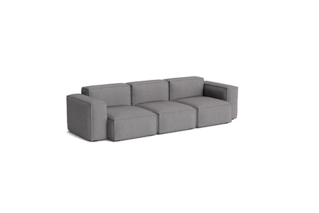 HAY Mags Soft Low armrest 3 pers. sofa med aftageligt betræk, kombination 1 - Hallingdal - 220 - Jacobsen Plus