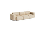 HAY Mags Soft Low armrest 3 pers. sofa med aftageligt betræk, kombination 1 - Hallingdal - 220 - Jacobsen Plus