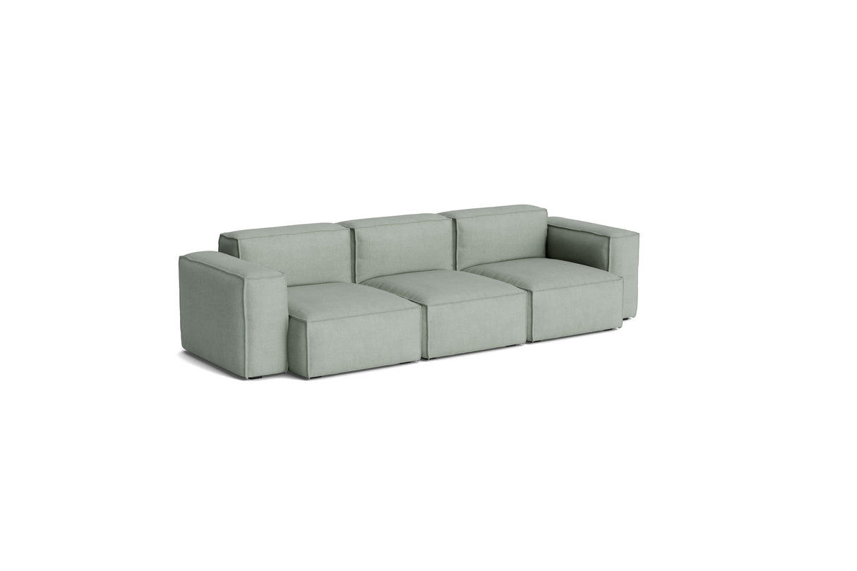 HAY Mags Soft Low armrest 3 pers. sofa med aftageligt betræk, kombination 1 - Osumi - 06 - Jacobsen Plus