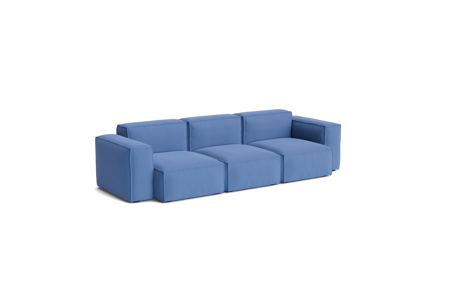 HAY Mags Soft Low armrest 3 pers. sofa med aftageligt betræk, kombination 1