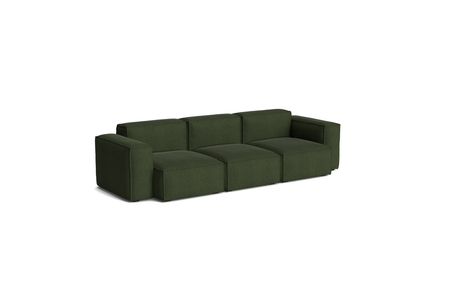 HAY Mags Soft Low armrest 3 pers. sofa med aftageligt betræk, kombination 1