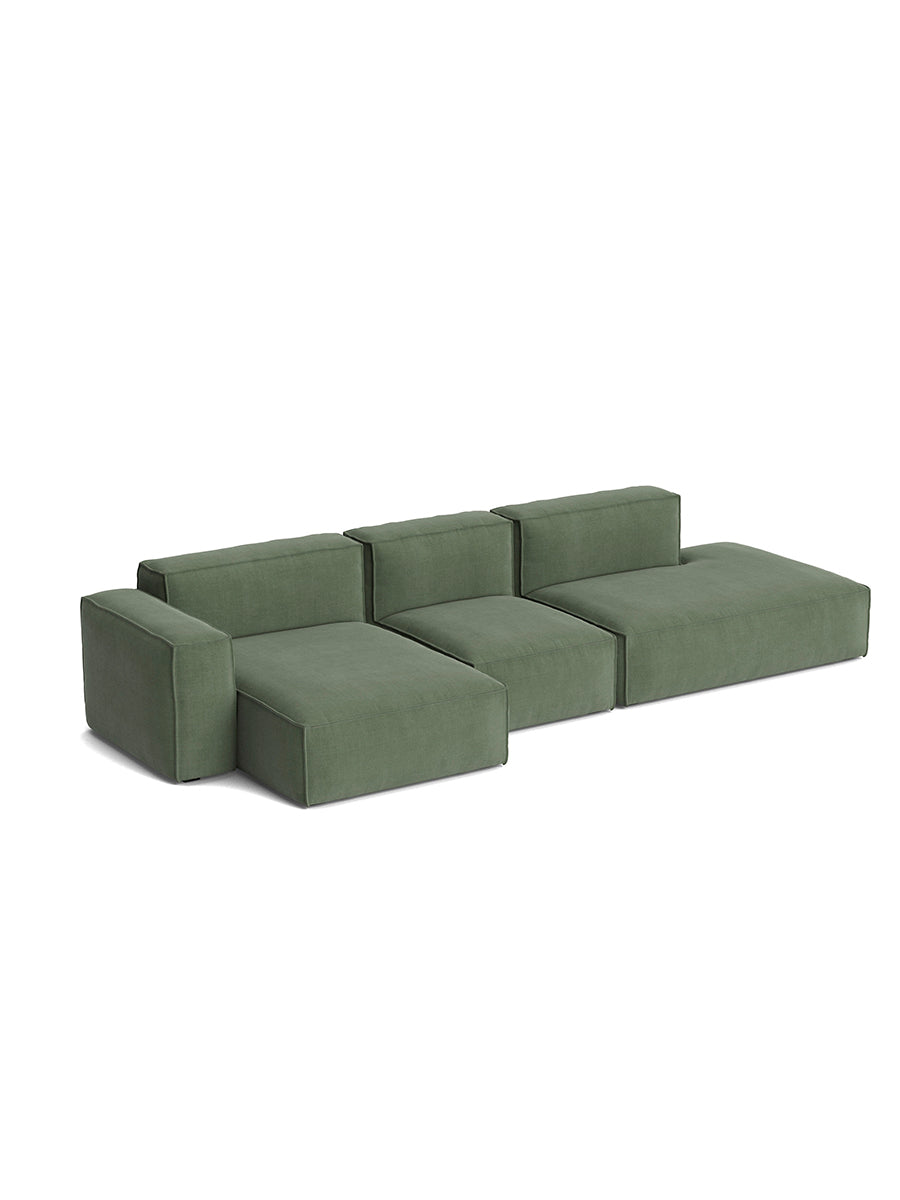HAY Mags Soft Low armrest 3 pers. sofa med aftageligt betræk, kombination 4 venstre - 1 - Jacobsen Plus