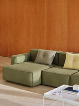 HAY Mags Soft Low armrest 3 pers. sofa med aftageligt betræk, kombination 4 venstre - 3 - Jacobsen Plus