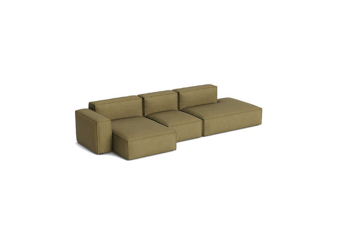 HAY Mags Soft Low armrest 3 pers. sofa med aftageligt betræk, kombination 4 venstre - Metaphor - 026 - Jacobsen Plus