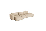 HAY Mags Soft Low armrest 3 pers. sofa med aftageligt betræk, kombination 4 venstre - Metaphor - 035 - Jacobsen Plus