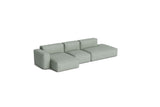 HAY Mags Soft Low armrest 3 pers. sofa med aftageligt betræk, kombination 4 venstre - Osumi - 06 - Jacobsen Plus