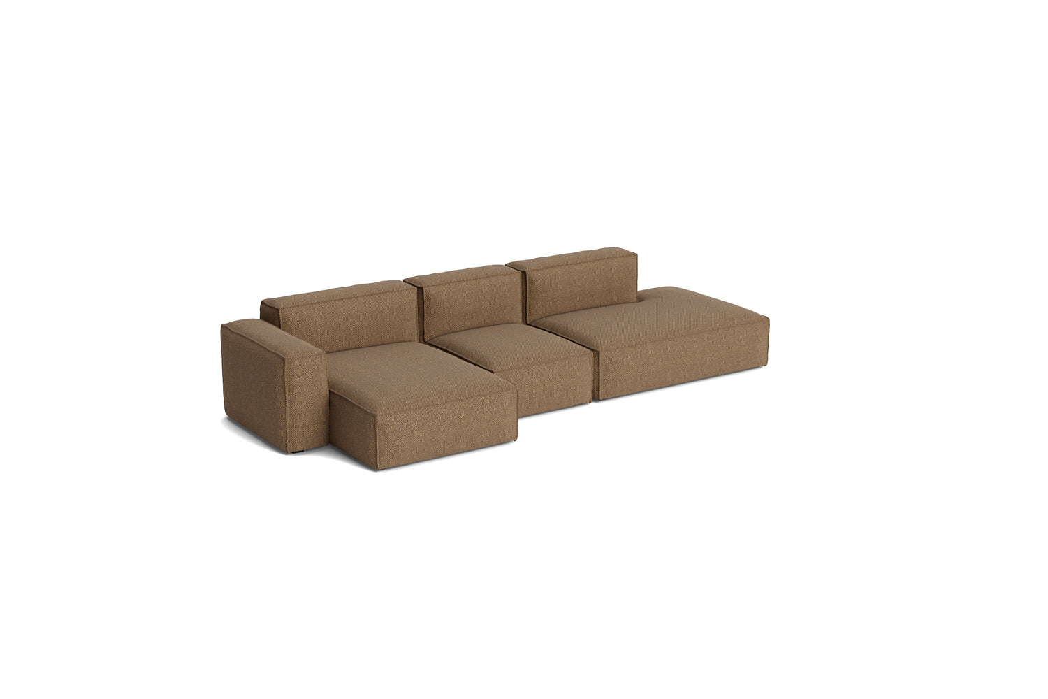 HAY Mags Soft Low armrest 3 pers. sofa med aftageligt betræk, kombination 4 venstre