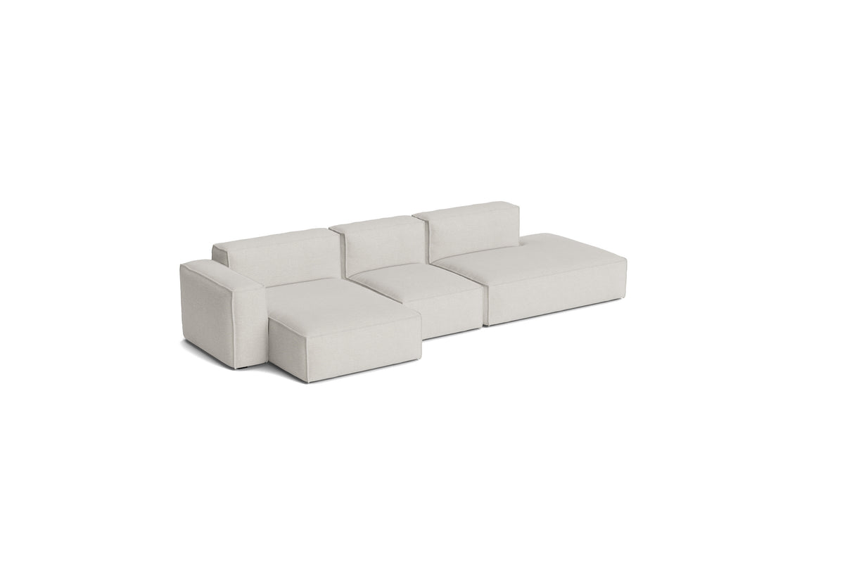 HAY Mags Soft Low armrest 3 pers. sofa med aftageligt betræk, kombination 4 venstre - Story - 102 - Jacobsen Plus