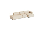 HAY Mags Soft Low armrest 3 pers. sofa med aftageligt betræk, kombination 4 højre - Bolgheri - LGG60 - Jacobsen Plus