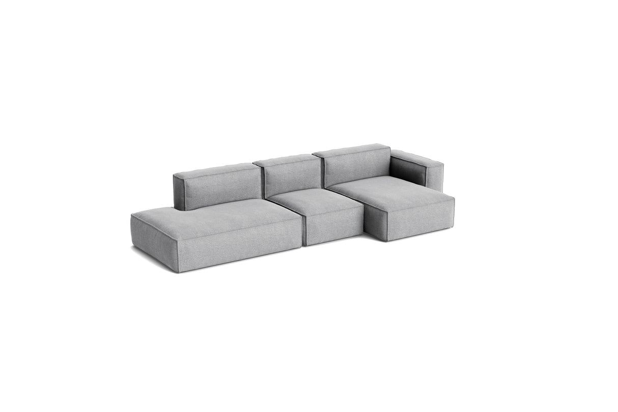 HAY Mags Soft Low armrest 3 pers. sofa med aftageligt betræk, kombination 4 højre - Hallingdal - 130 - Jacobsen Plus