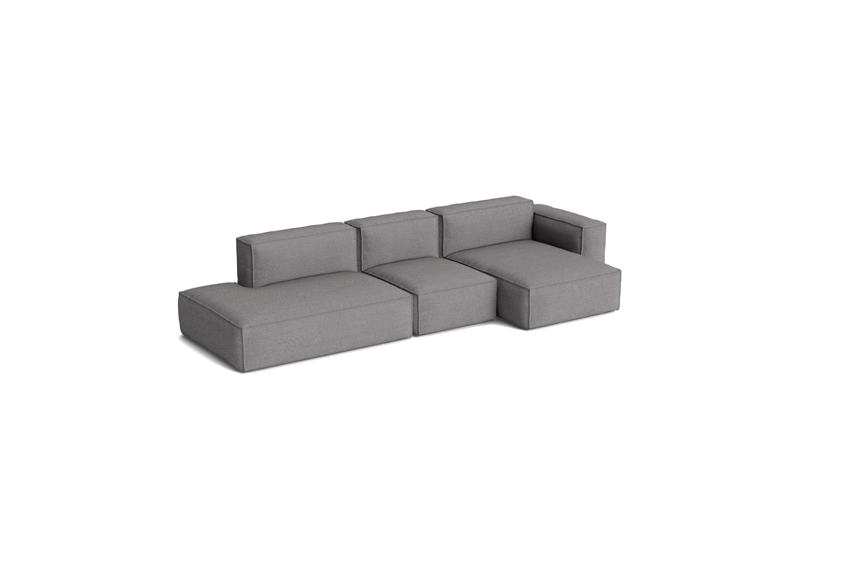 HAY Mags Soft Low armrest 3 pers. sofa med aftageligt betræk, kombination 4 højre - Hallingdal - 166 - Jacobsen Plus