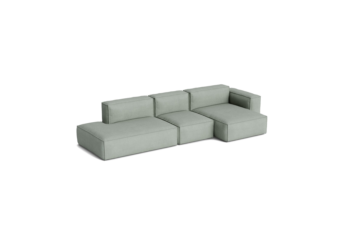 HAY Mags Soft Low armrest 3 pers. sofa med aftageligt betræk, kombination 4 højre - Osumi - 06 - Jacobsen Plus