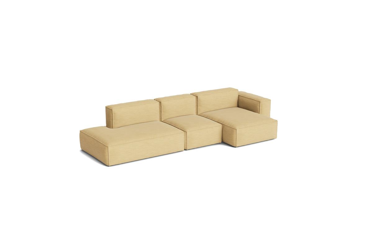 HAY Mags Soft Low armrest 3 pers. sofa med aftageligt betræk, kombination 4 højre - Yuma - 833 - Jacobsen Plus