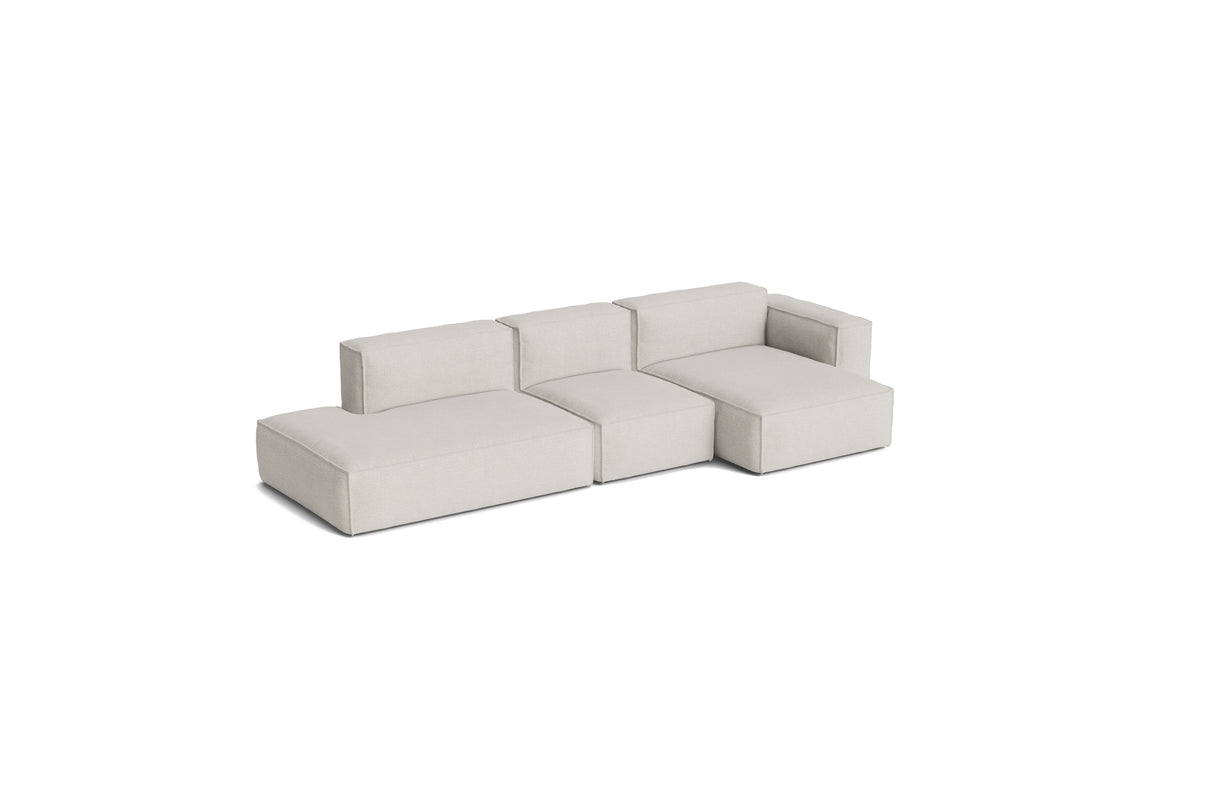 HAY Mags Soft Low armrest 3 pers. sofa med aftageligt betræk, kombination 4 højre - Story - 102 - Jacobsen Plus