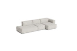HAY Mags Soft Low armrest 3 pers. sofa med aftageligt betræk, kombination 4 højre - Story - 102 - Jacobsen Plus