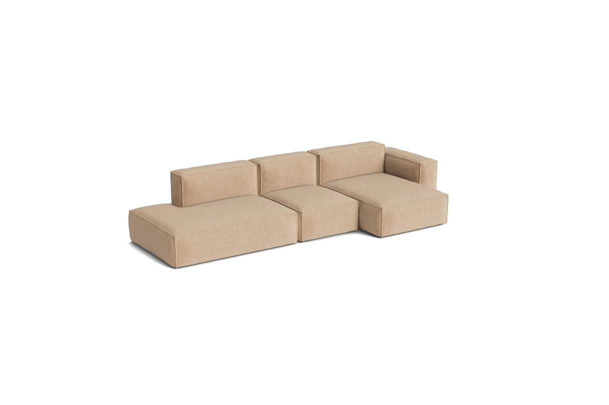 HAY Mags Soft Low armrest 3 pers. sofa med aftageligt betræk, kombination 4 højre - Overlap - 01 - Jacobsen Plus