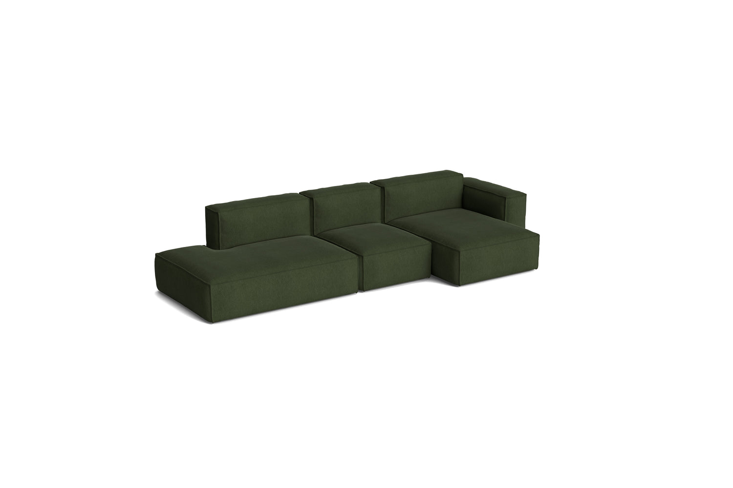 HAY Mags Soft Low armrest 3 pers. sofa med aftageligt betræk, kombination 4 højre