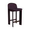 Dark bordeaux lakeret bøg - Polstring: Turf Brugundy