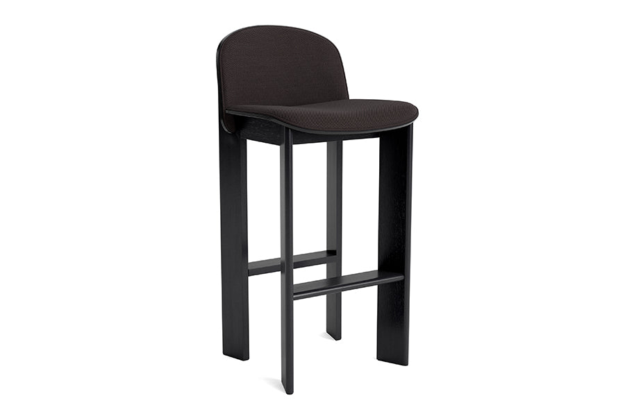  - Sortlakeret eg - Polstring: Steelcut Trio 383 - Jacobsen Plus