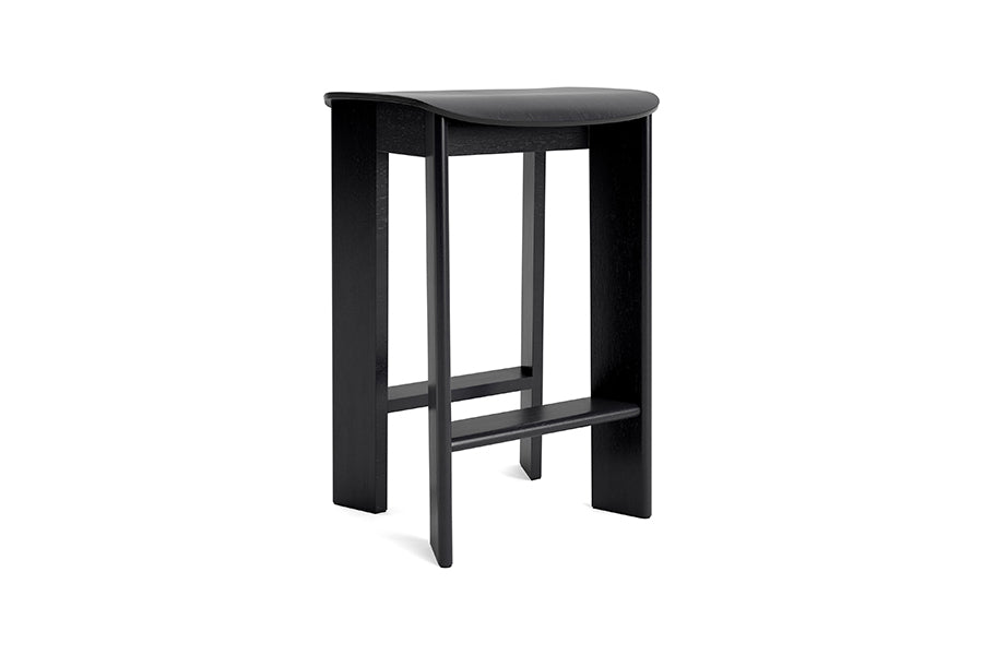 Chisel 30 lav barstol fra Hay - Sortlakeret eg - Jacobsen Plus
