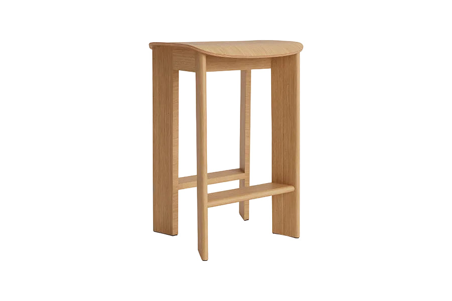Chisel 30 lav barstol fra Hay - Olieret eg - Jacobsen Plus