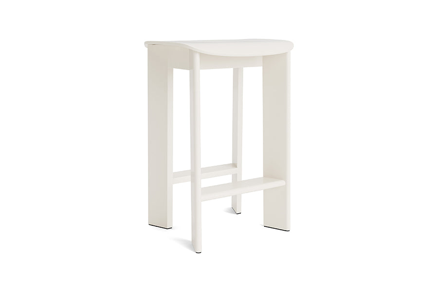 Chisel 30 lav barstol fra Hay - Cream White lakeret bøg - Jacobsen Plus
