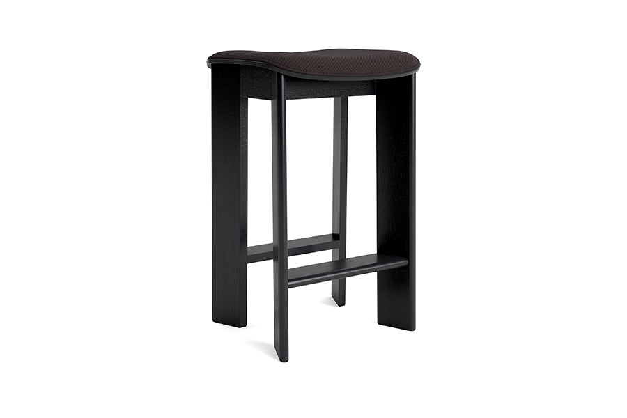  - Sortlakeret eg - Polstring: Steelcut Trio 383 - Jacobsen Plus