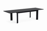 Chisel 630 spisebord med udtræk, L180-280 cm fra Hay - Sortlakeret eg - Jacobsen Plus