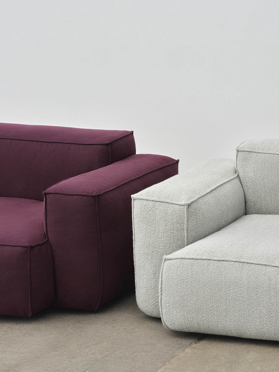 HAY Mags Soft Low Armrest 2,5 pers. sofa med aftageligt betræk, kombination 1 - 7 - Jacobsen Plus