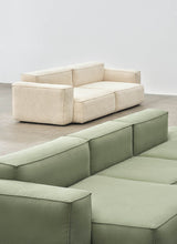 HAY Mags Soft Low armrest 3 pers. sofa med aftageligt betræk, kombination 4 venstre - 4 - Jacobsen Plus