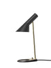 AJ Mini Table Lamp, black/brass af Arne Jacobsen