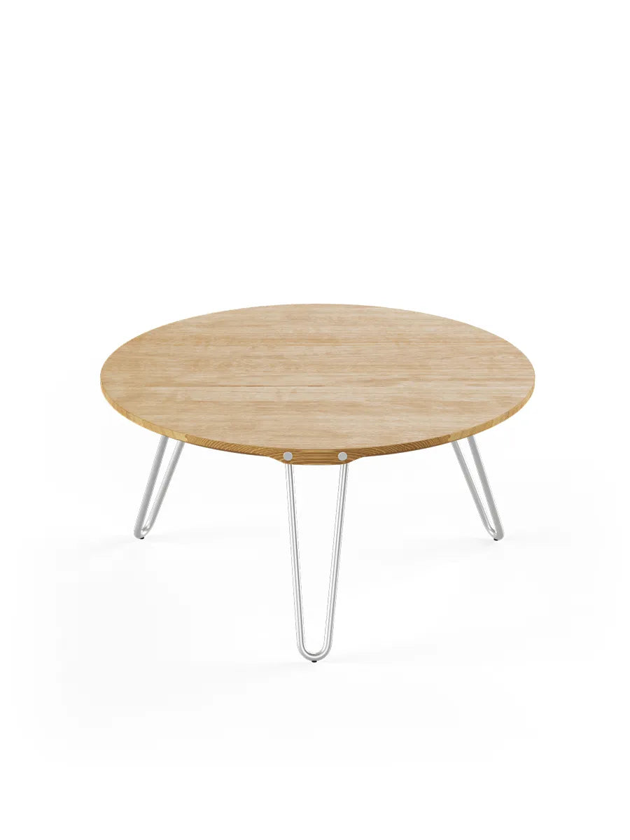AK1810 Sidebord fra Naver Collection - Ask olie / H: 42 cm / Rustfrit stål - Jacobsen Plus